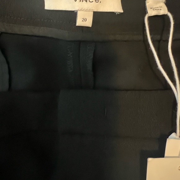 NWT Vince Pleated Front Wool Blend Culottes in Black Size 20 - Picture 13 of 15